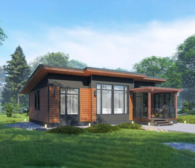 Каркасный дом КД-01, 70 м²