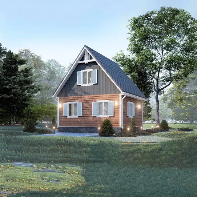 Каркасный дом КД-10, 92 м²
